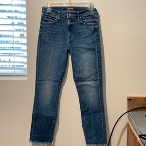MOTHER Women's Straight Leg Jeans - Blue